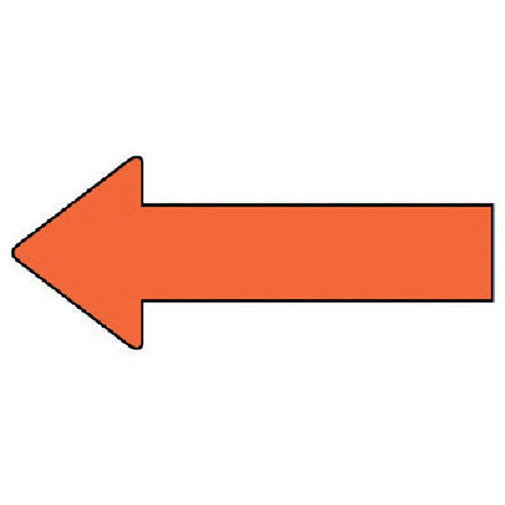 ユニット　配管ステッカー　方向表示　黄赤（極小）　２０×５０　１０枚組　ＡＳ．２３．９ＳＳ＿