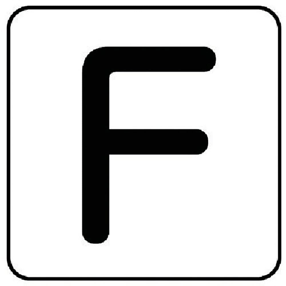 ユニット　配管ステッカー　Ｆ（極小）　アルミ　３０×３０　１０枚組　ＡＳ．２５．６ＳＳ＿