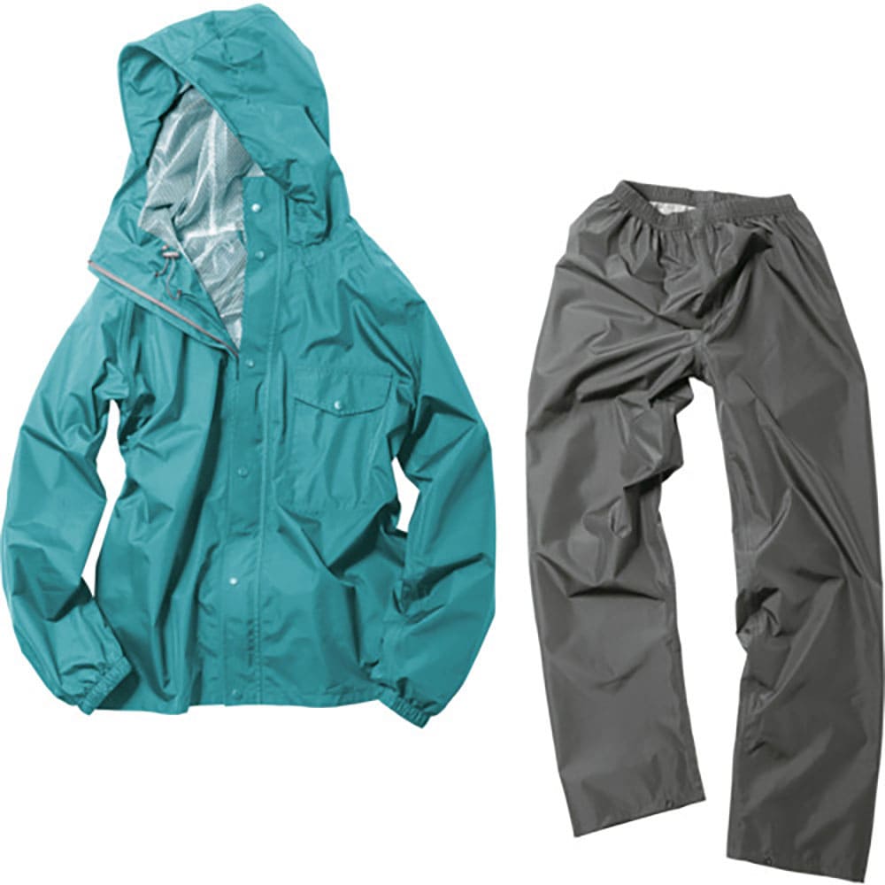 Ｍａｋｋｕ　デイリーレインスーツ　ターコイズ　ＥＬ　ＡＳ５１２０４Ｍ＿