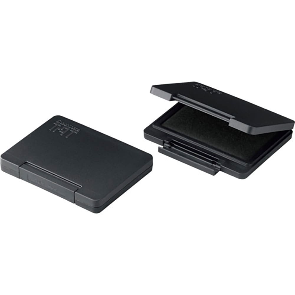 シヤチハタ　強着スタンプ台タート金属用大形　黒　ＡＴＭＮ－３－Ｋ＿