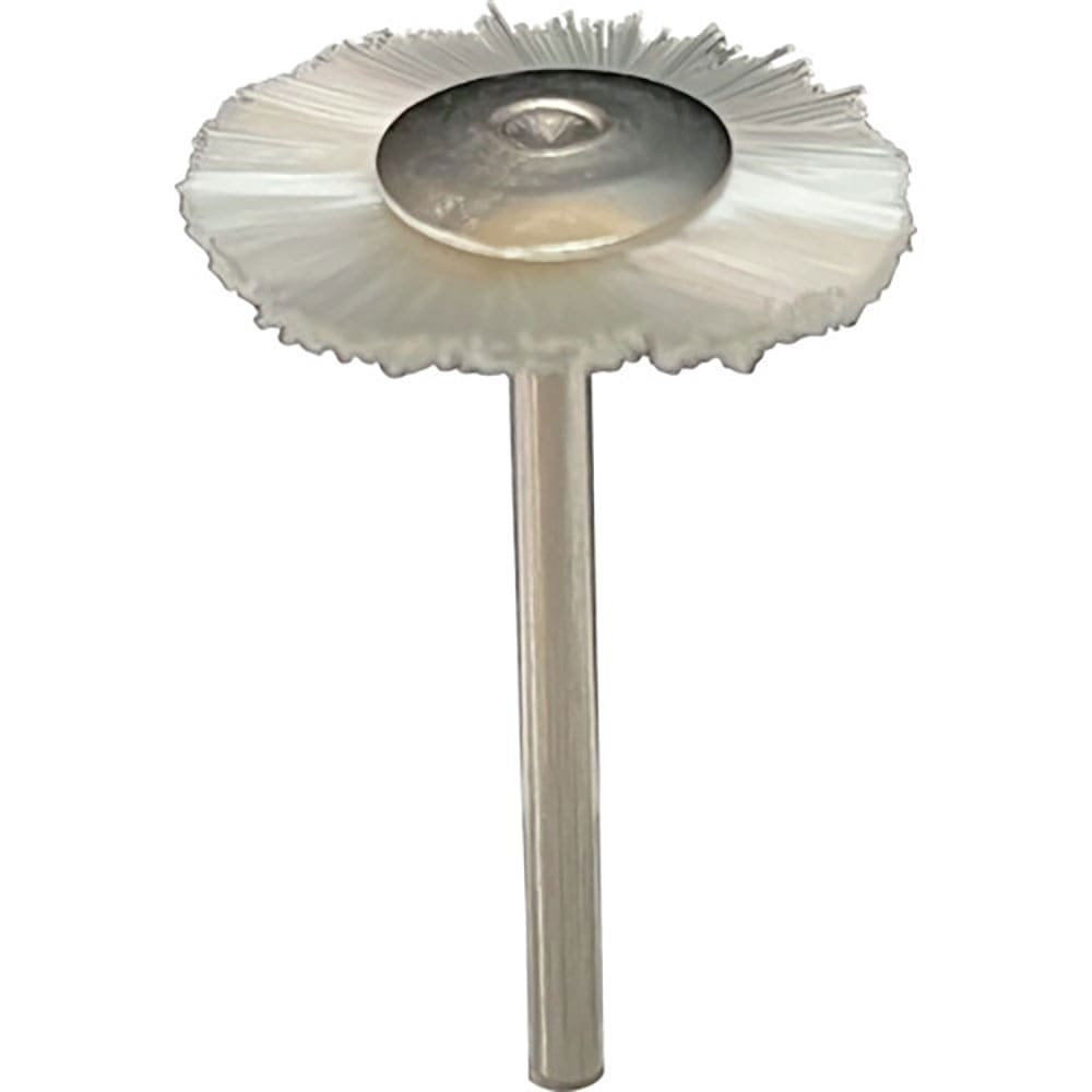 リューター　軸付ホイール型ブラシ軸径（ｍｍ）：２．３４毛材：ナイロン　Ｂ１１１５＿