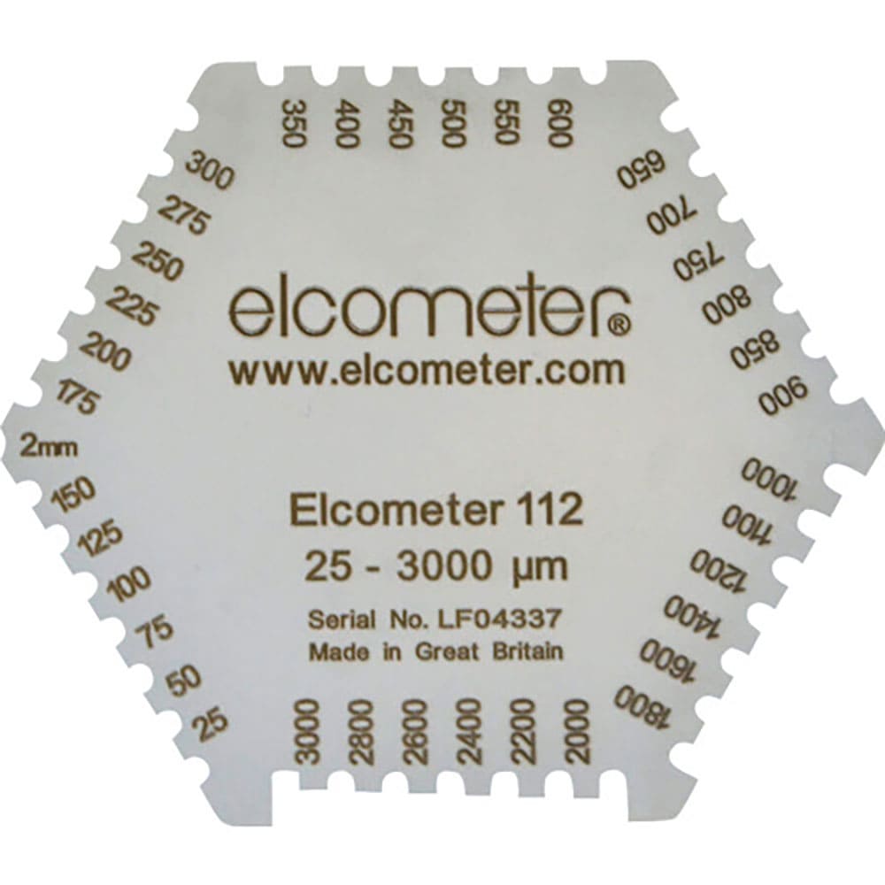 ｅｌｃｏｍｅｔｅｒ　六角形ウェットフィルム膜厚計　Ｂ１１２－１Ｂ＿