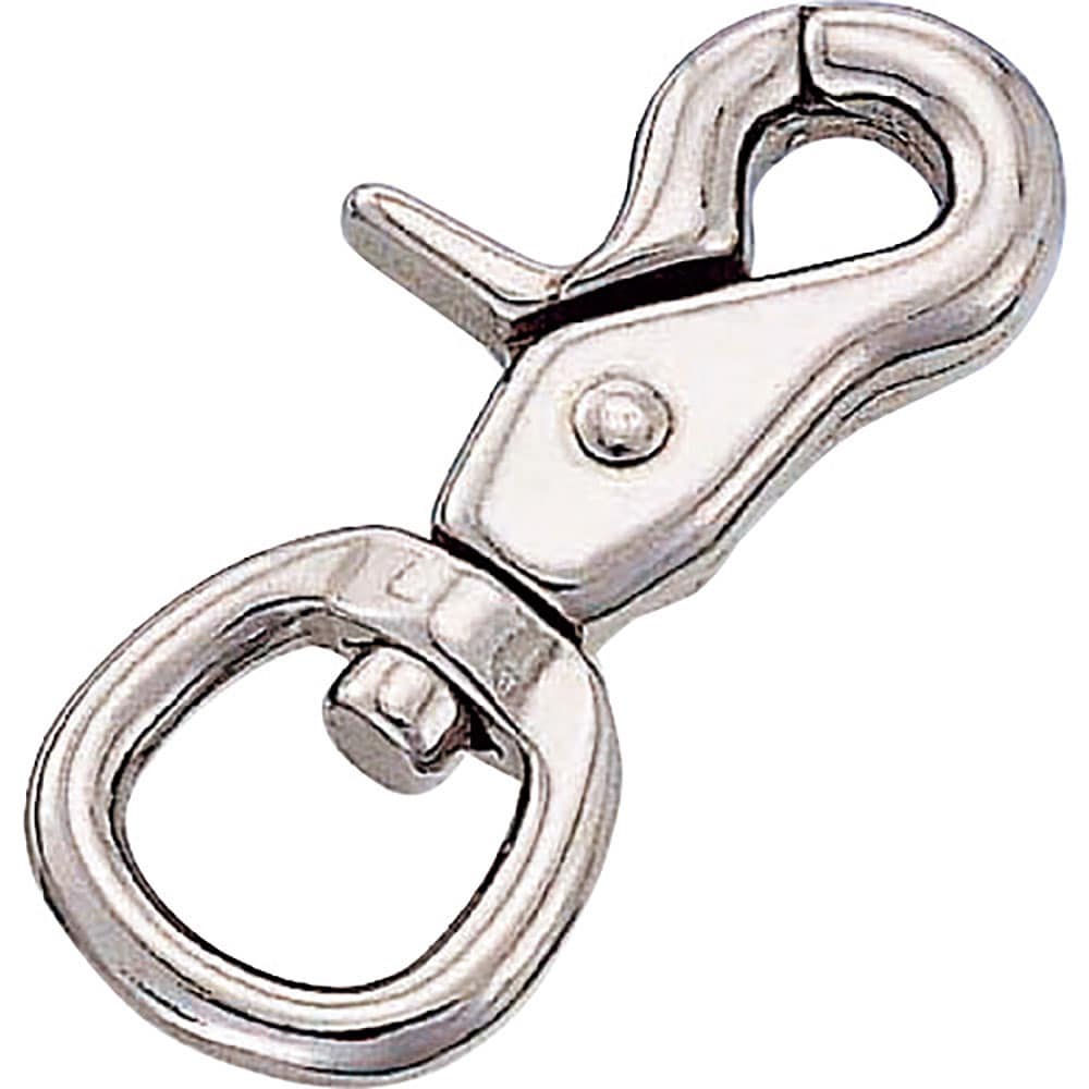 水本　フック　ステンレス　トリガースナップ　長さ６０ｍｍ　使用荷重０．４９ｋＮ　Ｂ－１２３＿