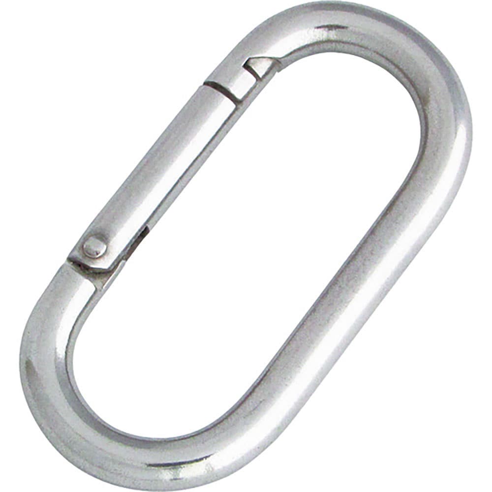 水本　ステンレス　プチカラビナ（スタンダード型）　線径８ｍｍ　長さ７４ｍｍ　Ｂ－１５４＿