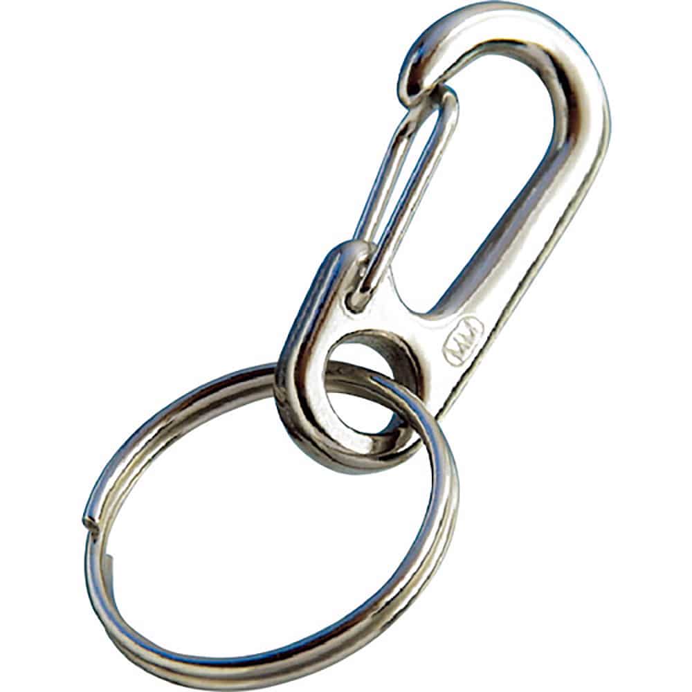 水本　ステンレス　ミニクリップ（二重リンク付）　長さ２６ｍｍ　（２個入）　Ｂ－２００２＿