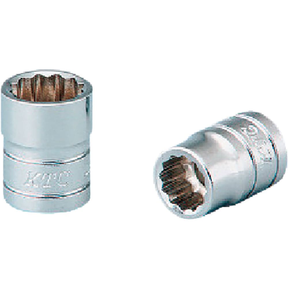 ＫＴＣ　６．３ｓｑ．ソケット（十二角）パック・台紙仕様　差込角６．３５ｍｍ　Ｂ２－１０袋入り　Ｂ２＿