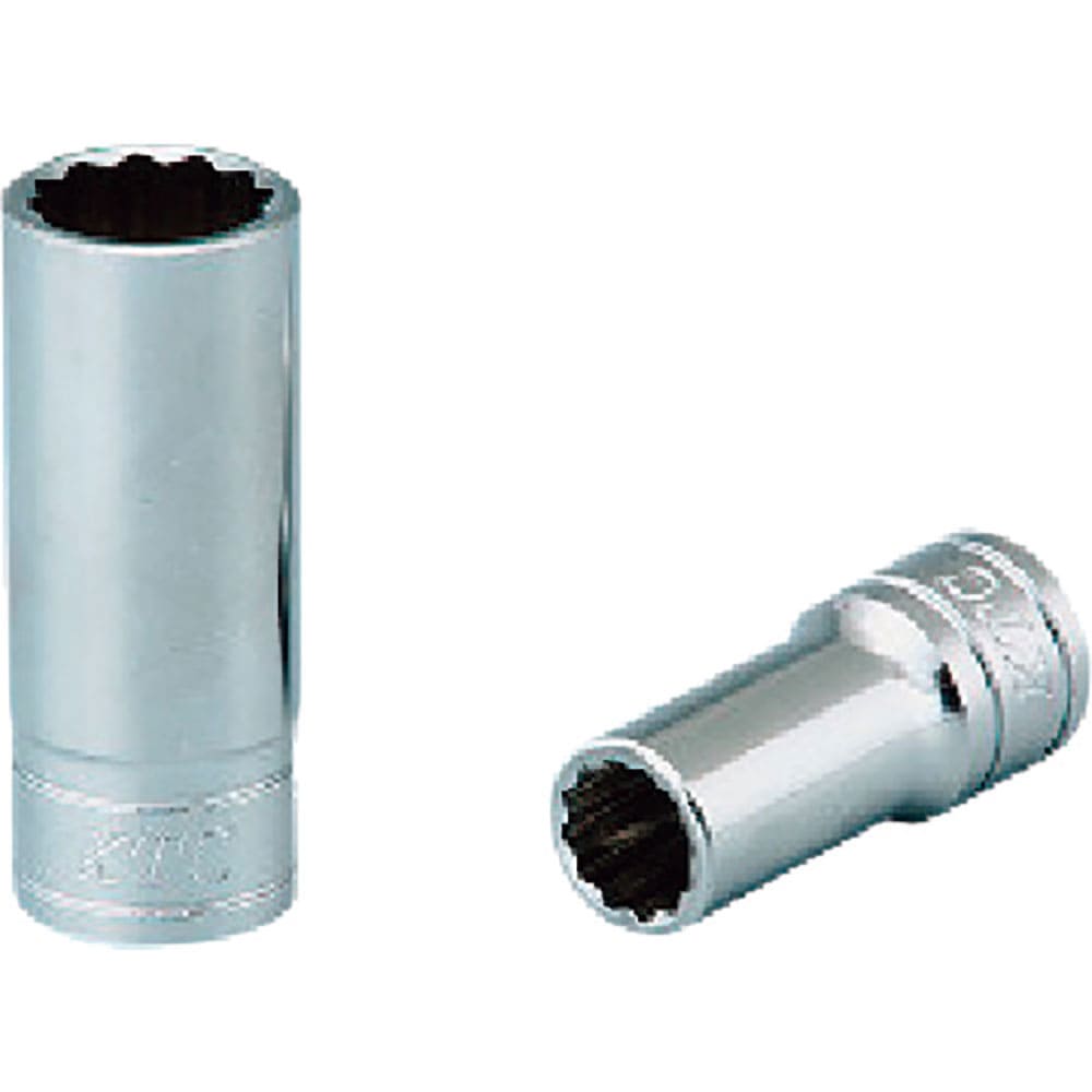 ＫＴＣ　９．５ｓｑ．セミディープソケット（十二角）パック・台紙仕様　差込角９．５ｍｍ　Ｂ３Ｍ－１２＿