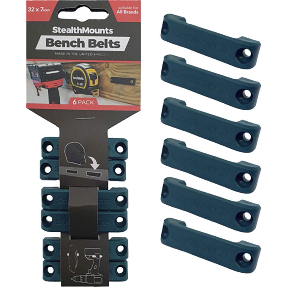ステルスマウント　ベンチベルト（６個入り）ブルー　ＢＢ－ＢＬＵ－６＿