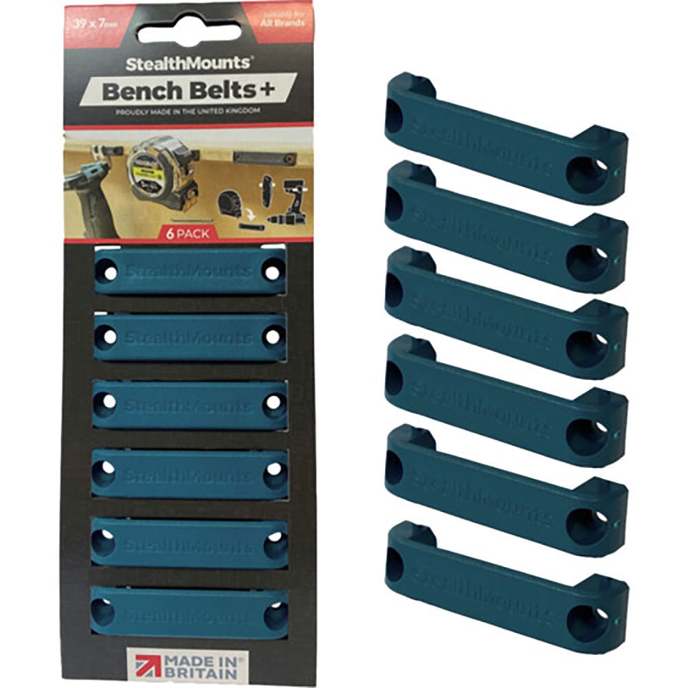 ステルスマウント　ベンチベルト＋（６個入り）ブルー　ＢＢ－ＰＬ－ＢＬＵ－６＿