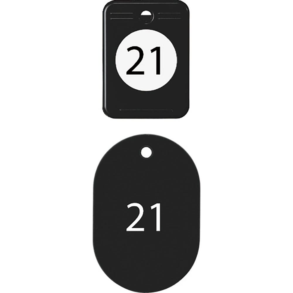 ＯＰ　クロークチケット　２１～４０番　黒　（２０組入）　ＢＦ－１５１－ＢＫ＿