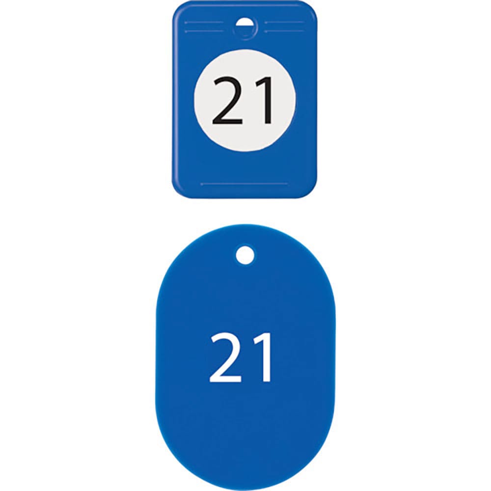 ＯＰ　クロークチケット　２１～４０番　青　（２０組入）　ＢＦ－１５１－ＢＵ＿