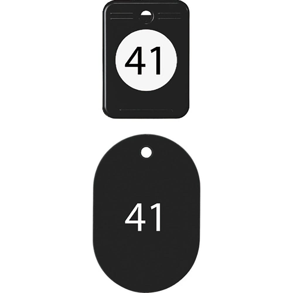 ＯＰ　クロークチケット　４１～６０番　黒　（２０組入）　ＢＦ－１５２－ＢＫ＿