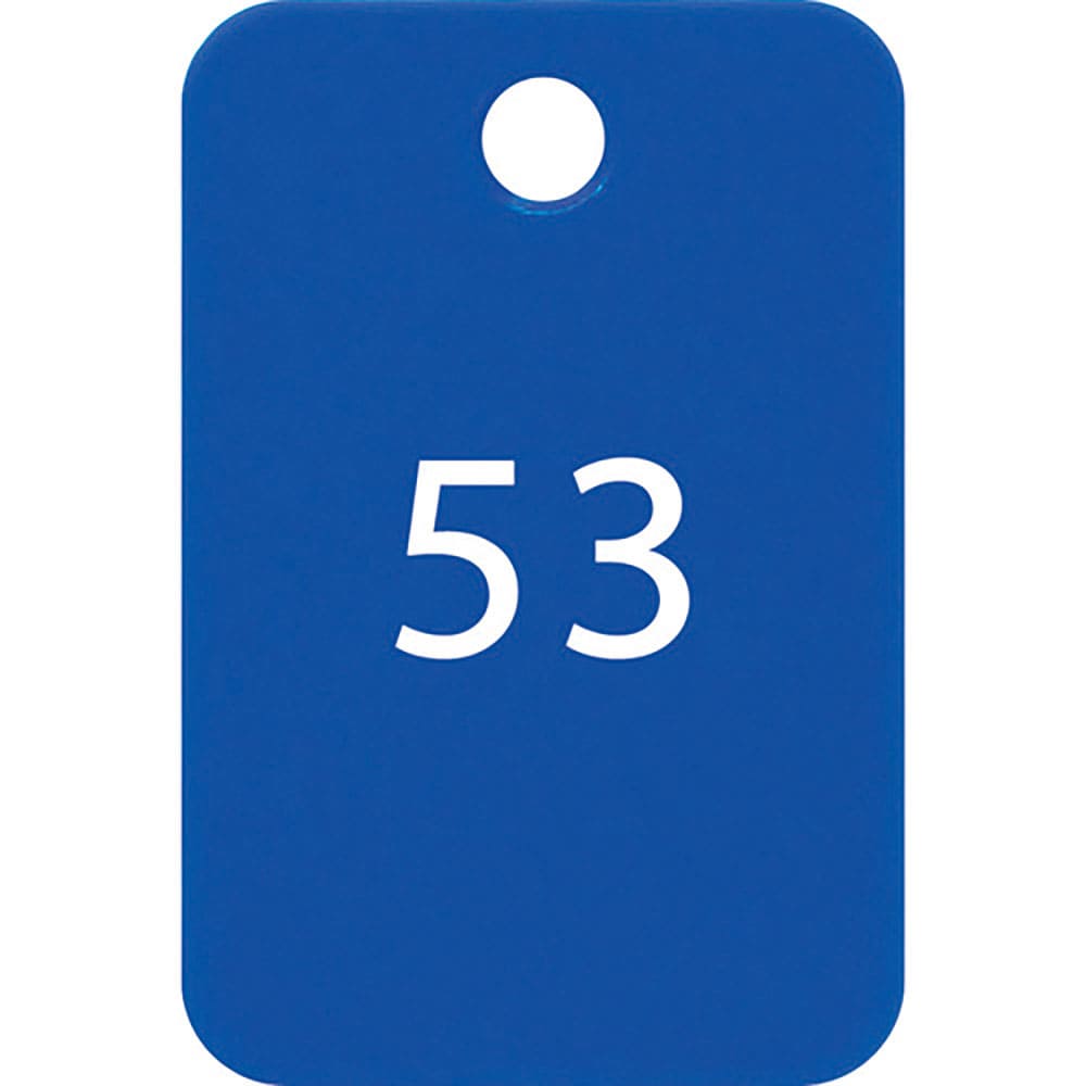 ＯＰ　番号札　四角　大　番号入り５１～７５　青　（２５枚入）　ＢＦ－５６－ＢＵ＿