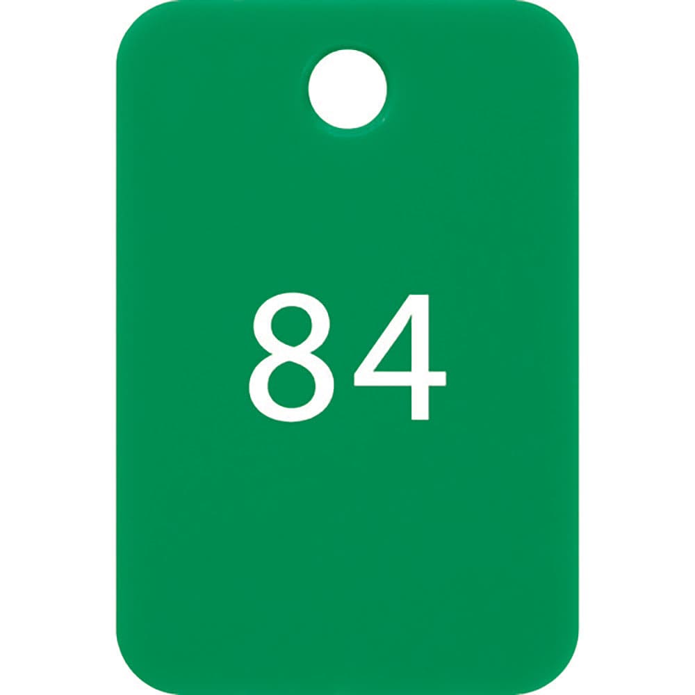 ＯＰ　番号札　四角　大　番号入り７６～１００　緑　（２５枚入）　ＢＦ－５７－ＧＮ＿
