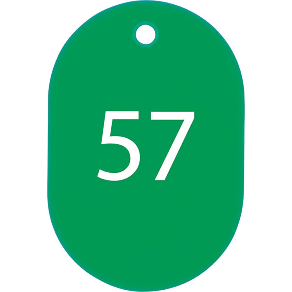 ＯＰ　番号札　小　番号入り５１～７５　緑　（２５枚入）　ＢＦ－７２－ＧＮ＿