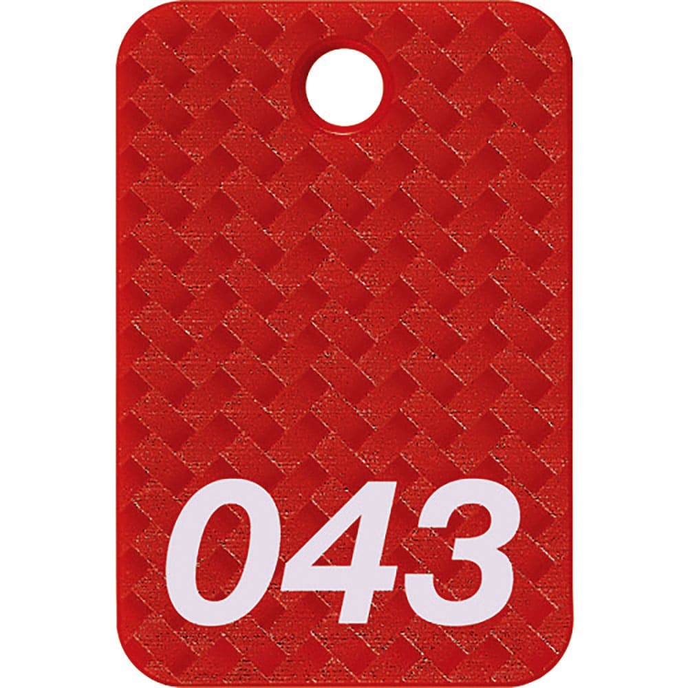 ＯＰ　番号札　四角　大　番号入り２６～５０　赤　（２５枚入）　ＢＦ－８１－ＲＤ＿