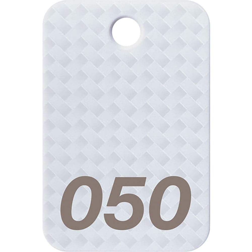 ＯＰ　番号札　四角　大　番号入り２６～５０　白　（２５枚入）　ＢＦ－８１－ＷＨ＿