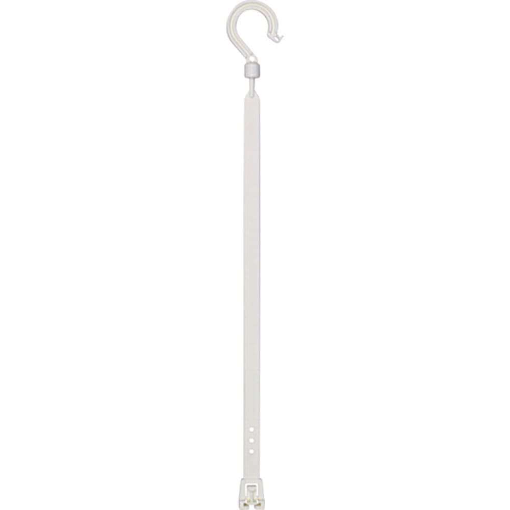 ＮＩＣＨＩＤＯ　万能フッカー　４００ｍｍ　丸フック付　【ホワイト】　ＢＨ－４００ＳＨ－ＷＨ＿