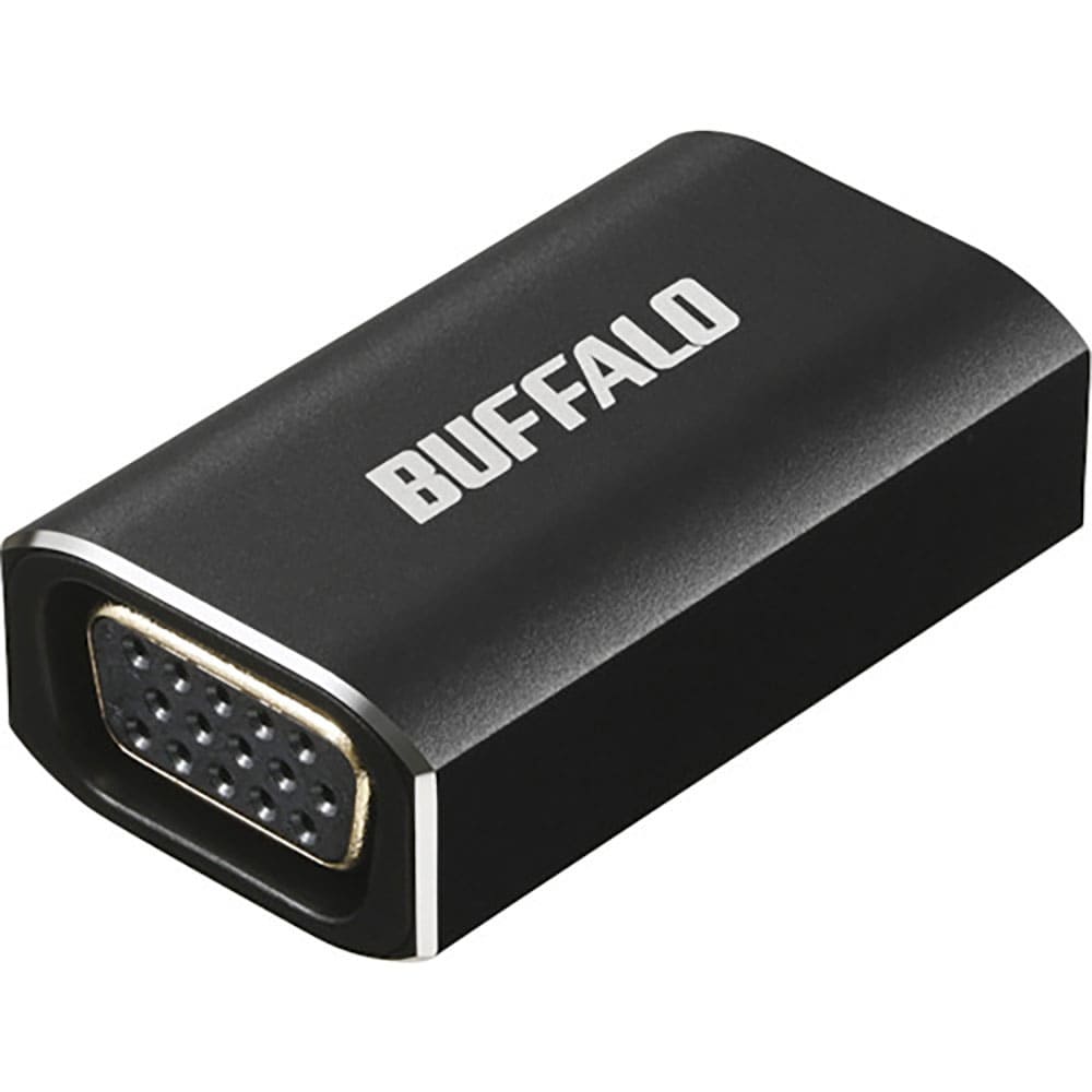 ＢＵＦＦＡＬＯ　ＨＤＭＩ　ｔｏ　ＶＧＡ変換アダプター　ブラック　ＢＨＤＶＧＡＤＢＫ＿