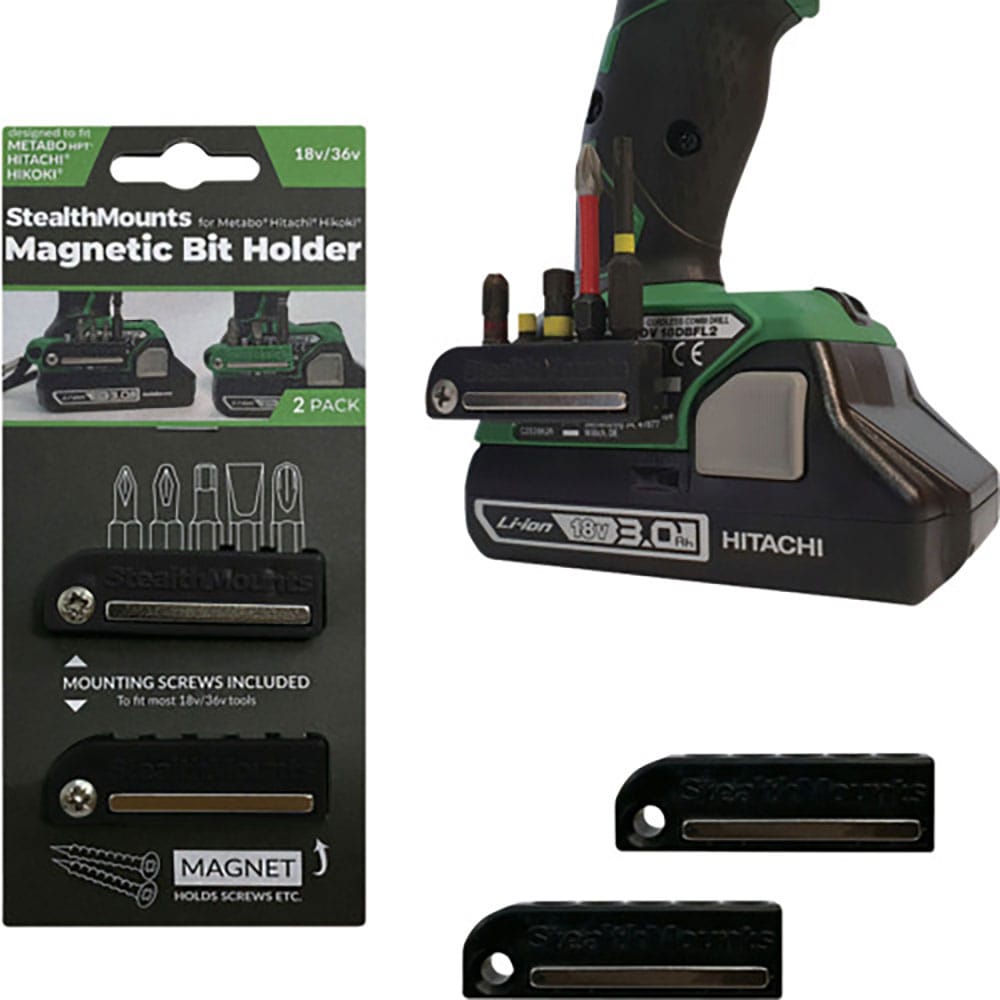 ステルスマウント　Ｓｔｕｂｂｙビットホルダーハイコーキ用（２個入り）ブラック　ＢＨ－ＭＨＨ－Ｓ－Ｂ＿