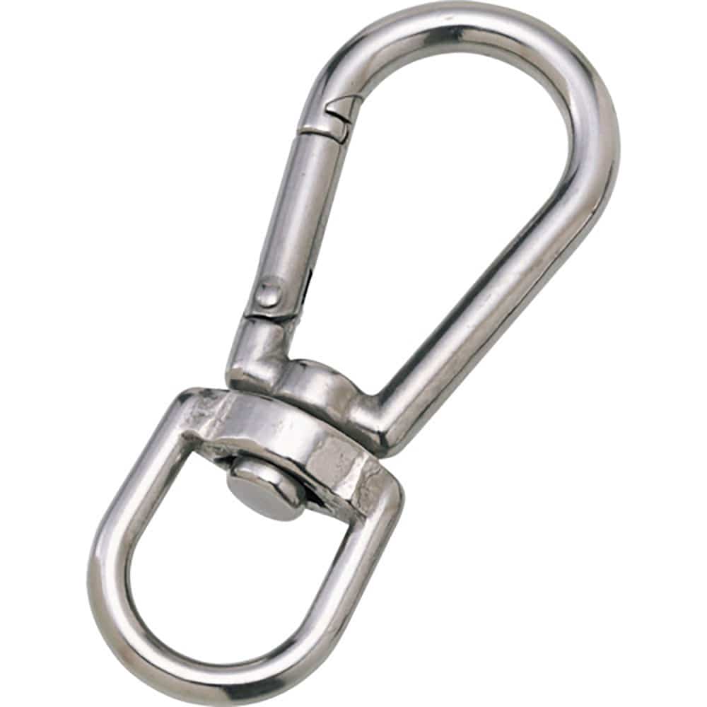 水本　ステンレス　スナップフック　ＢＬ型（スイベルタイプ）　線径４ｍｍ　ＢＬ－４＿