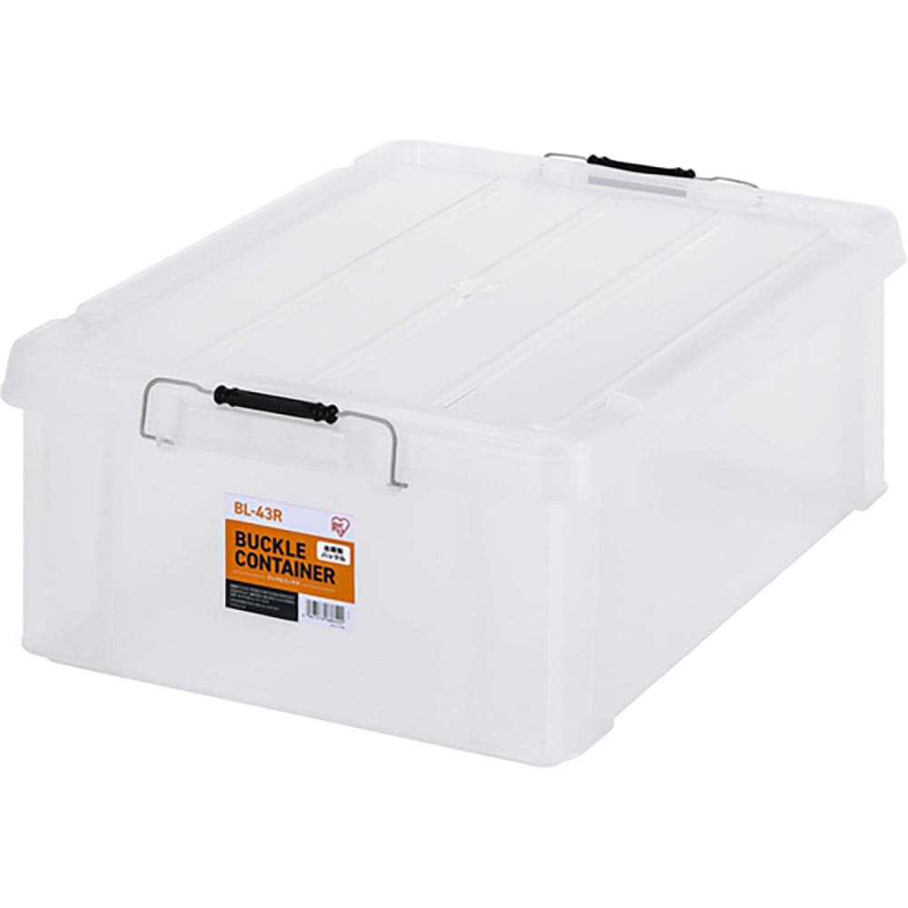 ＩＲＩＳ　２９９２６８　バックルコンテナ　ＢＬ－４３Ｒ　クリア　ＢＬ－４３Ｒ－ＣＬ＿