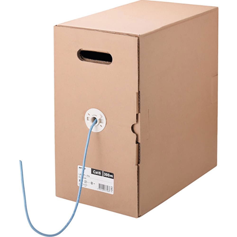 ＢＵＦＦＡＬＯ　【期間限定特価】２０２５年３月３１日まで　Ｃａｔ６　ＬＡＮケーブル　３００ｍ　単線＿