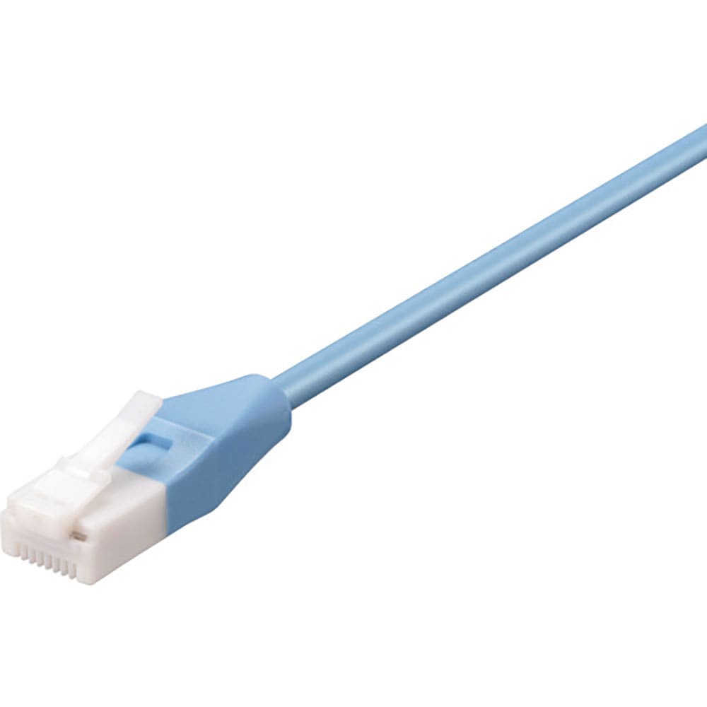 ＢＵＦＦＡＬＯ　ツメ折れないＣａｔ６　ＬＡＮケーブル　やわらか　５ｍ　ブルー　ＢＬ６ＴＮＹ５０ＢＬ＿