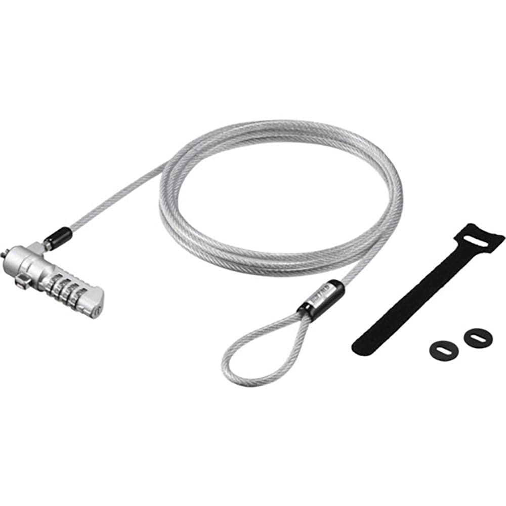 ＢＵＦＦＡＬＯ　ダイヤル式ワイヤーロック　ＮｏｂｌｅＷｅｄｇｅロック対応　ＢＬＤ４ＷＮＷ＿