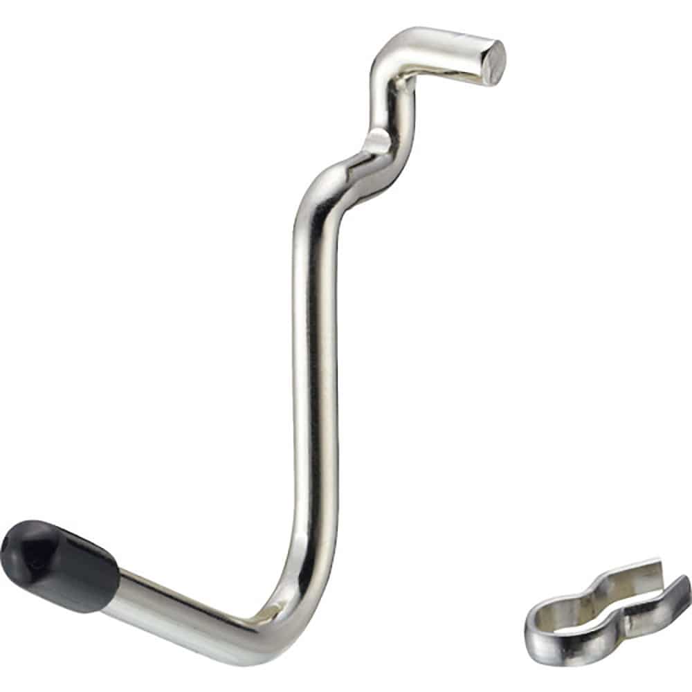 光　パンチングボード用Ｌ型フックキャップ黒　ＢＬＦ－５３＿