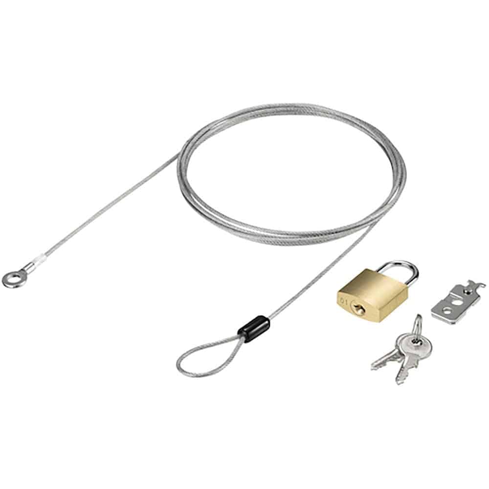 ＢＵＦＦＡＬＯ　南京錠０１＋ワイヤー付　統一キー　Ｎｏ．１　ＢＬＮ０１Ｔ１＿