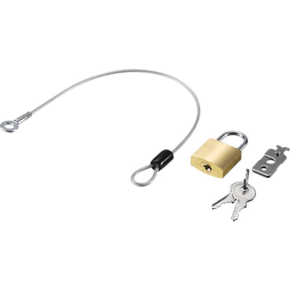 ＢＵＦＦＡＬＯ　南京錠＋サブワイヤー付き　個別キー仕様　ＢＬＮ０２Ｗ＿