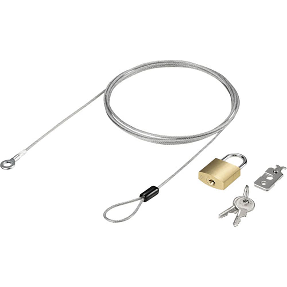 ＢＵＦＦＡＬＯ　南京錠＋ワイヤー付き　マスターキー仕様　ＢＬＮ０４ＷＭ＿