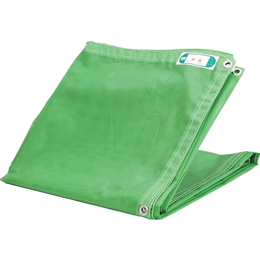 ＴＲＵＳＣＯ　防炎２類　防炎メッシュシートエコノミー　１．８ｍＸ５．４ｍ　グリーン　ＢＭ１８５４－＿