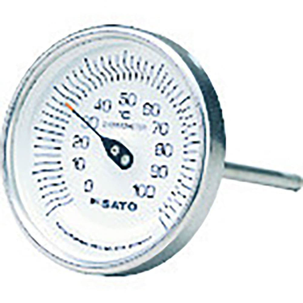 佐藤　バイメタル式温度計ＢＭ－Ｔ－９０Ｓ　０～１５０℃　５０Ｌ（２０１０－５０）　ＢＭ－Ｔ－９０Ｓ＿