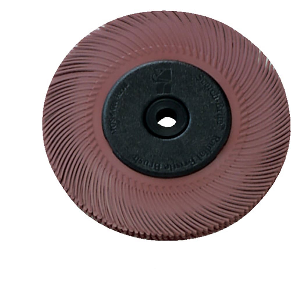 ３Ｍ　ラジアル・ブリッスルブラシ　＃２２０相当　赤茶　１５２．４ｍｍ　ＢＲ　ＢＲＳＨ　ＴＣ　２２０＿