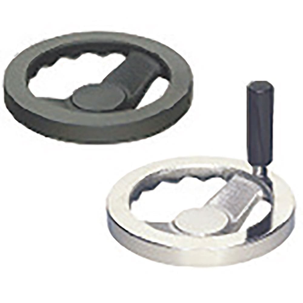 イマオ　ハンドル　角リム型ハンドル車（加工付）　ハンドル径１００ｍｍ　ＢＳ１００ＥＲ－Ｓ１０＿