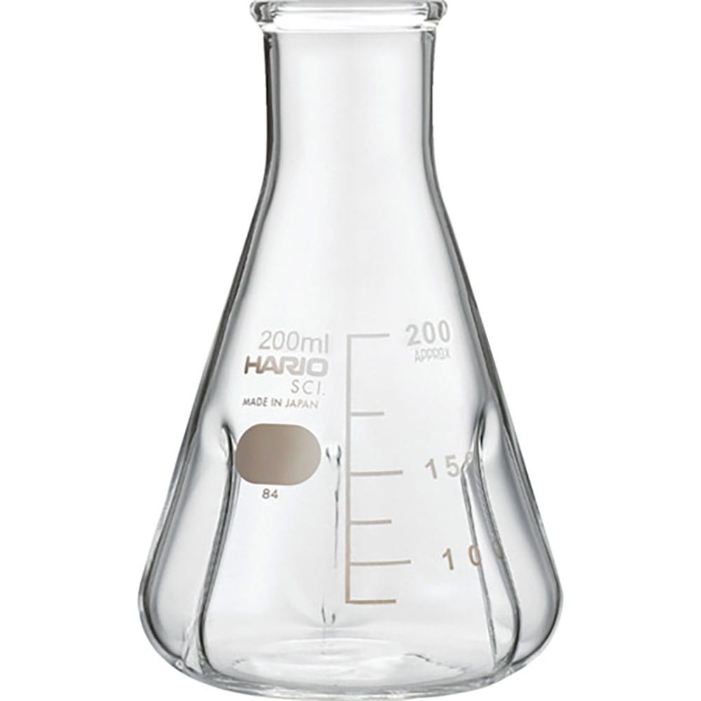 ＨＡＲＩＯ　バッフル付き三角フラスコ２００ｍｌ　ＢＳＦ－２００－ＳＣＩ＿