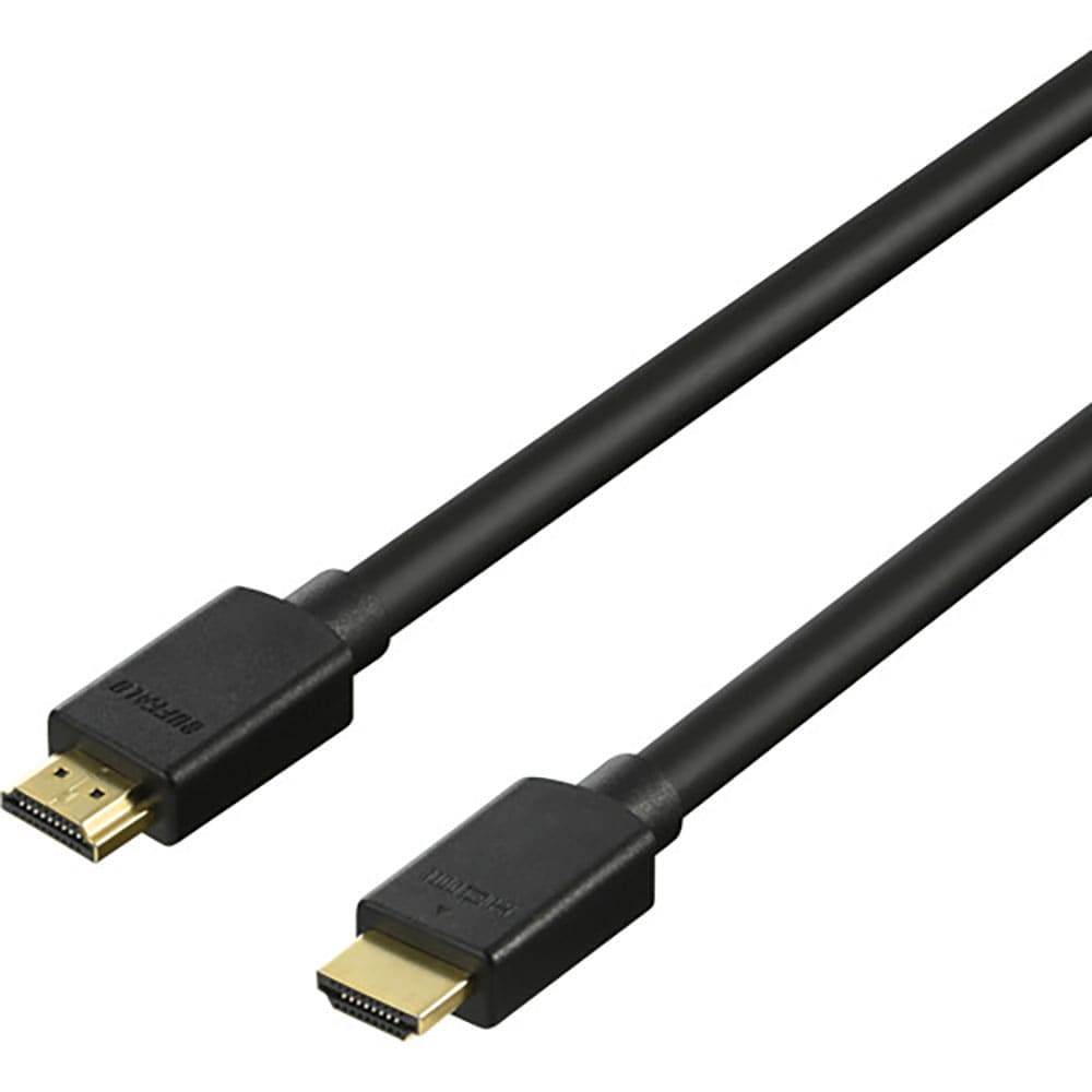 ＢＵＦＦＡＬＯ　ＵｌｔｒａＨｉｇｈＳｐｅｅｄ　ＨＤＭＩケーブル　ノーマル　５ｍブラック　ＢＳＨＤＵ＿