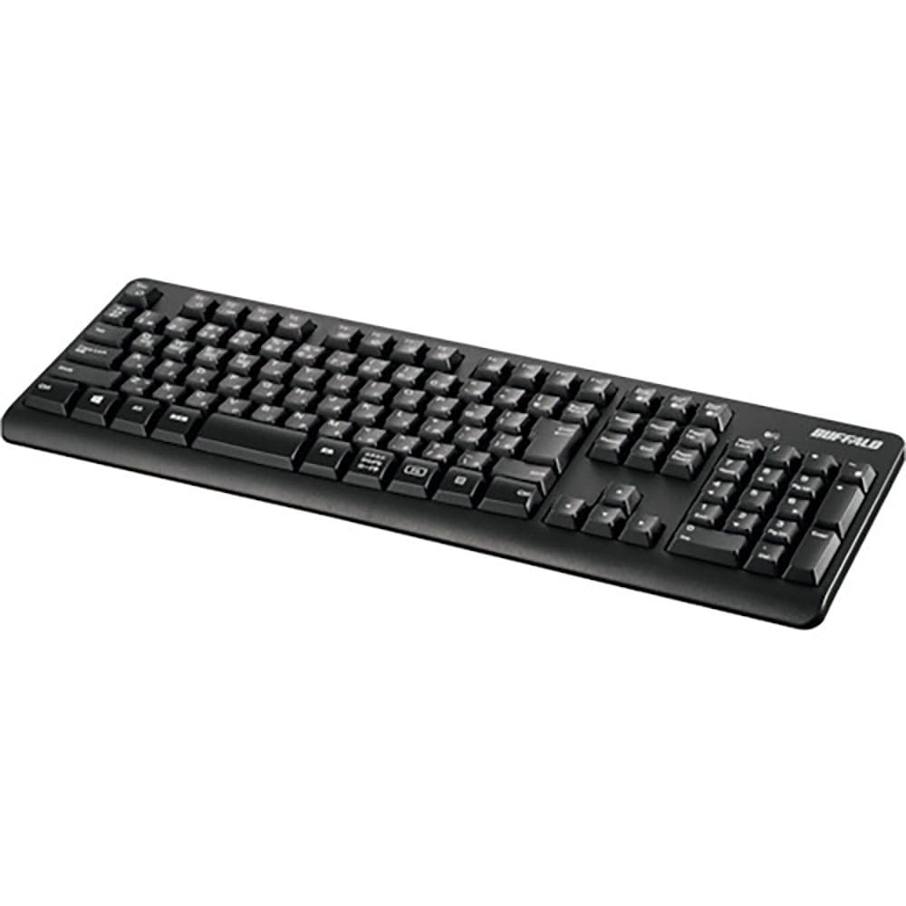 ＢＵＦＦＡＬＯ　Ｂｌｕｅｔｏｏｔｈキーボード　抗菌仕様　スタンダード　フル　ブラック　ＢＳＫＢＢ１＿