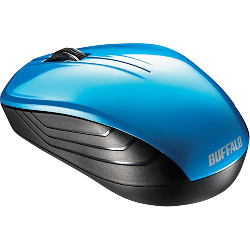 ＢＵＦＦＡＬＯ　無線　ＢｌｕｅＬＥＤ　３ボタン　スタンダードマウス　ブルー　ＢＳＭＢＷ１０７ＢＬ＿