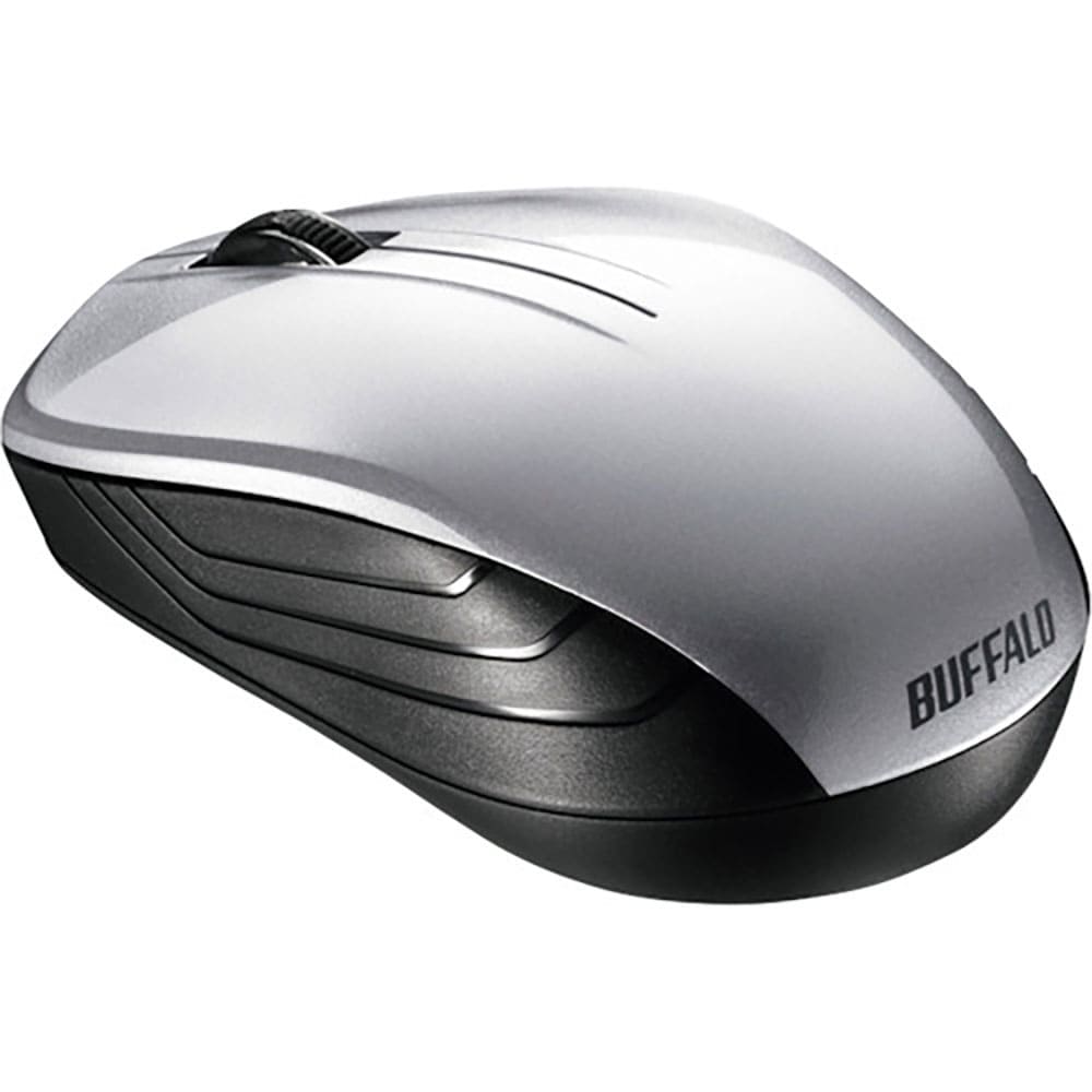 ＢＵＦＦＡＬＯ　無線　ＢｌｕｅＬＥＤ　３ボタン　スタンダードマウス　シルバー　ＢＳＭＢＷ１０７ＳＶ＿