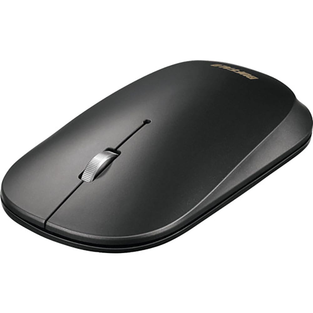 ＢＵＦＦＡＬＯ　薄型　３ボタン　無線　ＢｌｕｅＬＥＤマウス　ノーマル　ブラック　ＢＳＭＢＷ３３０Ｎ＿