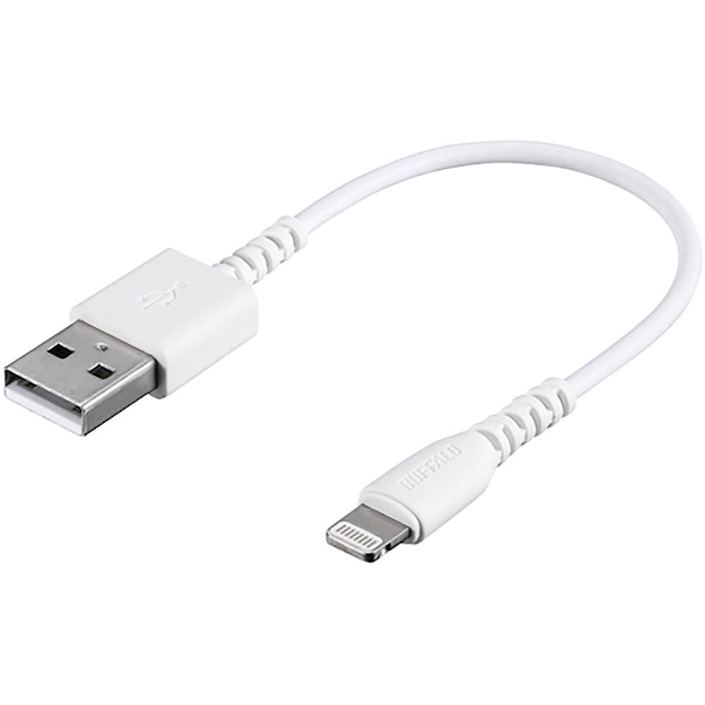 ＢＵＦＦＡＬＯ　Ｌｉｇｈｔｎｉｎｇケーブル（Ｔｙｐｅ－Ａ　ｔｏ　Ｌｉｇｈｔｎｉｎｇ）　ＭＦｉ認証モ＿