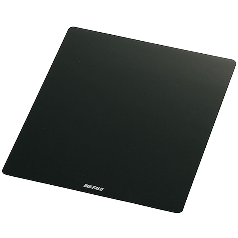 ＢＵＦＦＡＬＯ　マウスパッド　メタル調　ブラック　ＢＳＰＤ１０ＢＫ＿