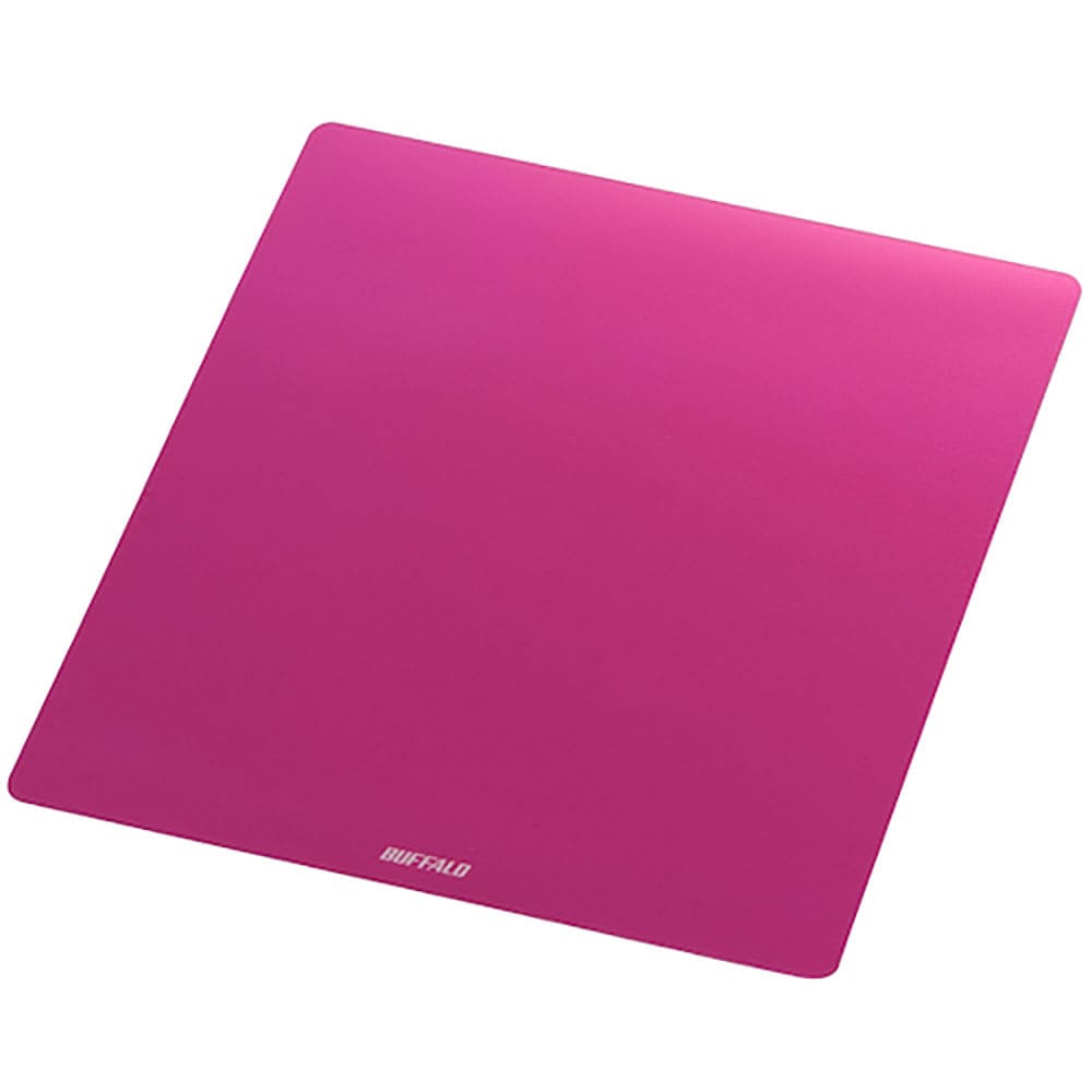 ＢＵＦＦＡＬＯ　マウスパッド　メタル調　ピンク　ＢＳＰＤ１０ＰＫ＿