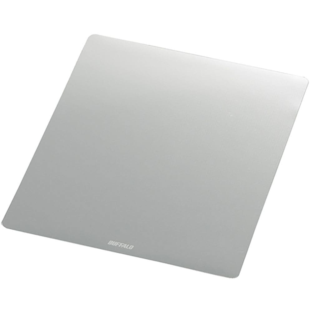ＢＵＦＦＡＬＯ　マウスパッド　メタル調　シルバー　ＢＳＰＤ１０ＳＶ＿