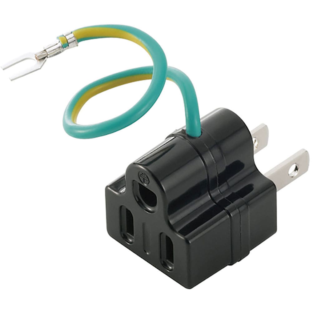 ＢＵＦＦＡＬＯ　３ピン⇒２ピン変換アダプター　ブラック　ＢＳＴＡＰＡ０１ＢＫ＿