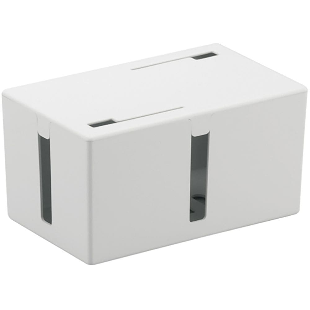 ＢＵＦＦＡＬＯ　ケーブルボックス　電源タップ＆ケーブル収容　Ｓサイズ　ホワイト　ＢＳＴＢ０１ＳＷＨ＿