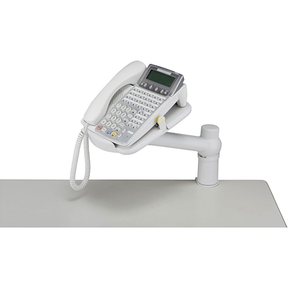 ＢＵＦＦＡＬＯ　テレホンスタンド　卓上用　アームタイプ　ホワイト　ＢＳＴＳ０１＿